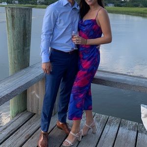 Majorelle Multi Color midi dress